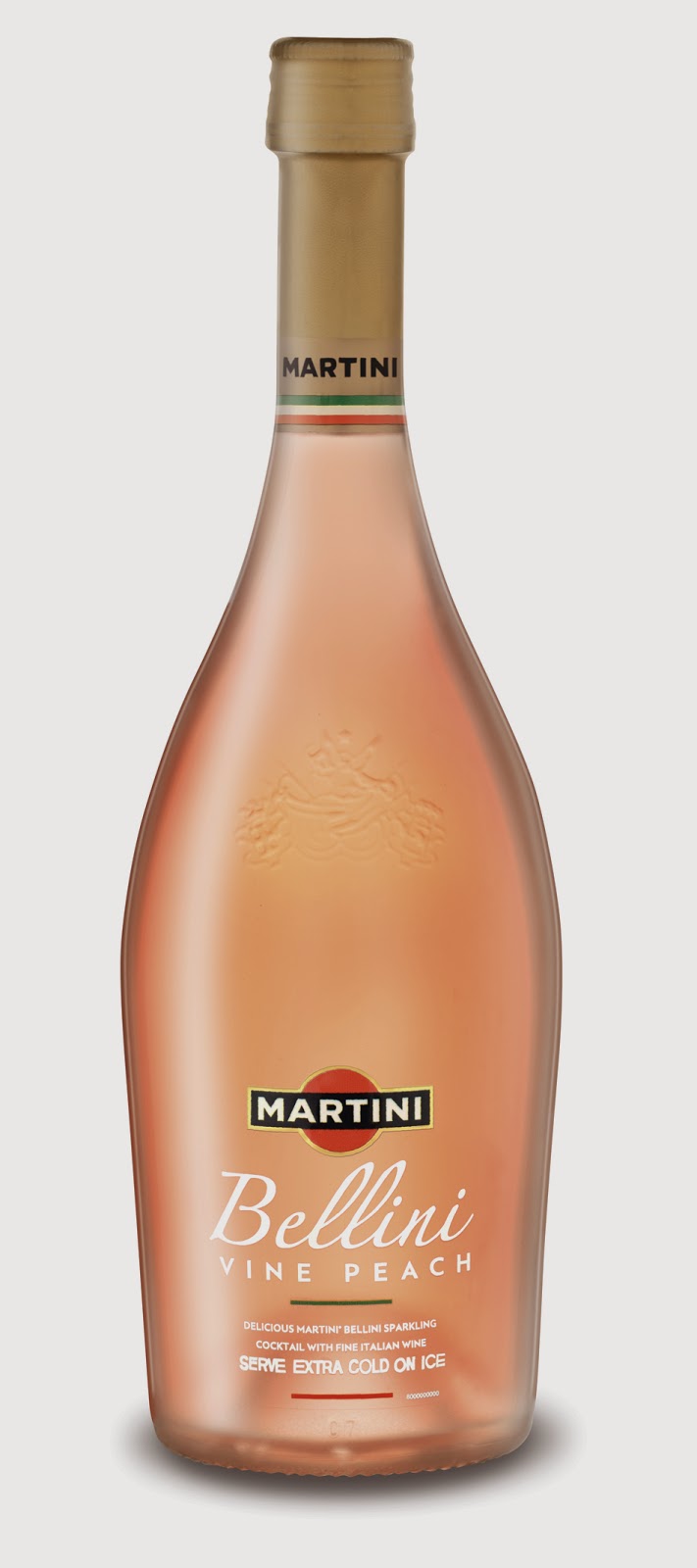 Martini Bellini  Martini, Wine bottle, Rosé wine bottle